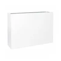 Květináč Jort Slim, barva lesklá bílá, více velikostí - PotteryPots Velikost: L - v. 90 cm