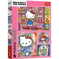 Trefl Puzzle Hello Kitty a přátelé 2x200 dílků