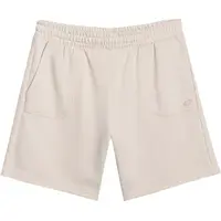 4F SHORTS CAS Pánske teplákové kraťasy, béžová, veľkosť