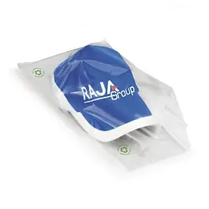 Ploché sáčky 250x350mm, 100% recyklované, materiál LDPE, tloušťka 50µm | RAJA