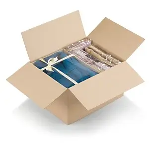 20 x Kartonová krabice 590x390x180mm, automatické dno, hnědá, klopová, třívrstvá vlnitá lepenka (3VVL) RAJA