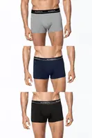 Pánské boxerky NICOLAS z elastické bavlny, 3 ks M V dárkovém boxu 3 ks