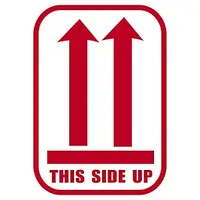 Výstražné etikety 38x51mm, ŠIPKY / THIS SIDE UP