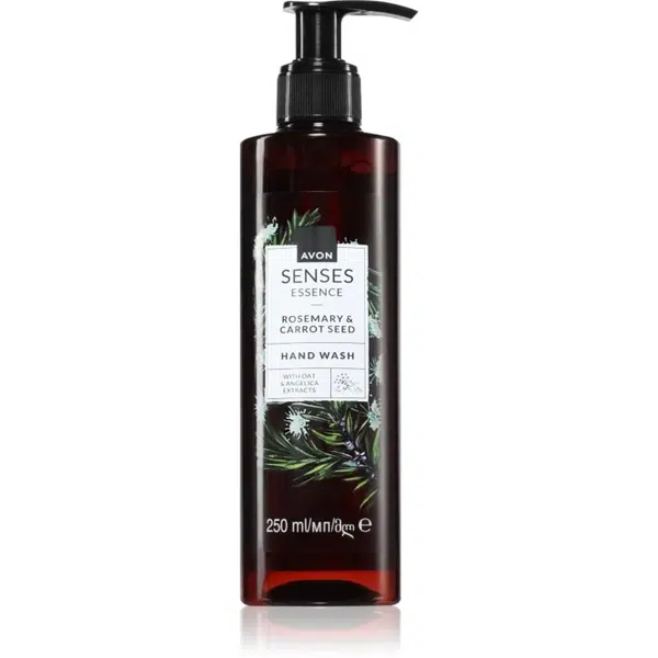 Avon Senses Essence Rosemary & Carrot Seed jemné tekuté mydlo na ruky 250 ml