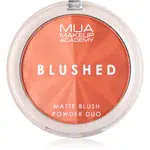 MUA Makeup Academy Blushed Powder Blusher púdrová lícenka odtieň Peach Fizz 5 g