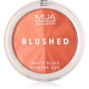 MUA Makeup Academy Blushed Powder Blusher púdrová lícenka odtieň Peach Fizz 5 g