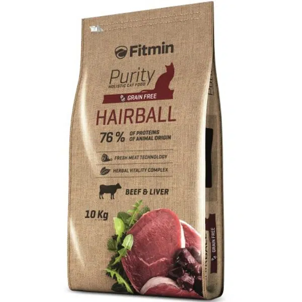 Fitmin Cat Purity Hairball 10 kg | Granule pre mačky