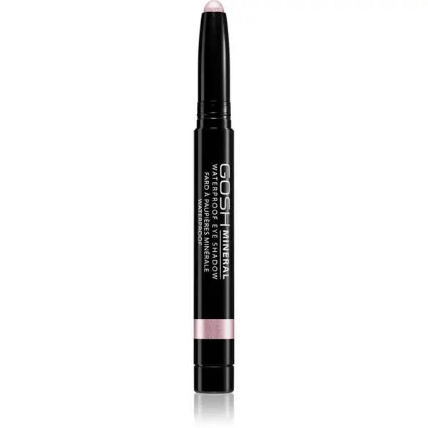 GOSH COPENHAGEN Mineral Waterproof dlhotrvajúce očné tiene v ceruzke vodeodolné odtieň Rose 1.4 g