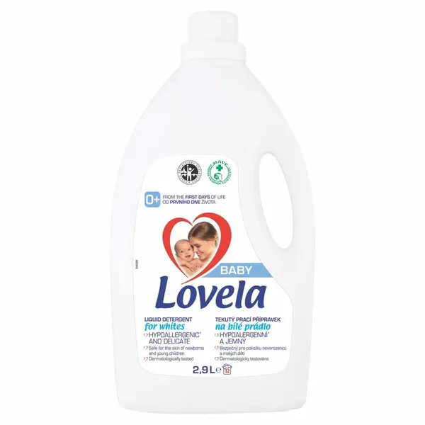 LOVELA Baby Biela bielizeň tekutý prací gél 32 dávok 2.9 l