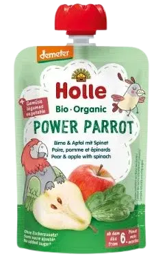 HOLLE Bio pyré - Power Paradise - Hruška s jablkem a špenátom 100 g