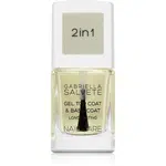 Gabriella Salvete Nail Care Top & Base Coat podkladový a vrchný lak na nechty s gélovou textúrou 11 ml