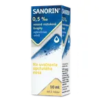 SANORIN 0,5 ‰ nosové kvapky 10 ml