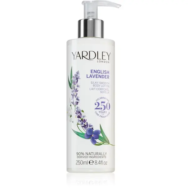 Yardley English Lavender zjemňujúce telové mlieko 250 ml