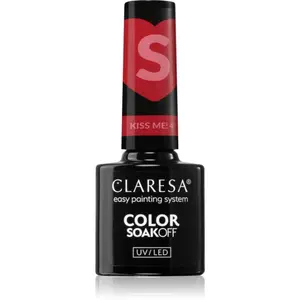 Claresa SoakOff UV/LED Color Kiss Me gélový lak na nechty odtieň 4 5 g