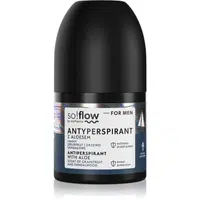 so!flow Men Antiperspirant antiperspirant roll-on pre mužov Aloe scent of Grapefruit and Sandalwood 50 ml