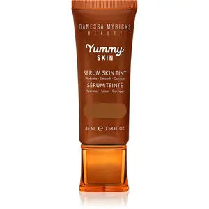 Danessa Myricks Beauty Yummy Skin Serum Skin Tint hydratačný make-up s vyhladzujúcim účinkom odtieň 13 - Dark Skin with Warm Golden Undertones 45 ml