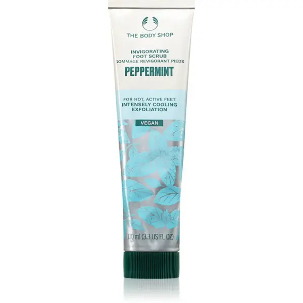 The Body Shop Peppermint Foot Scrub peeling s mätou priepornou 100 ml