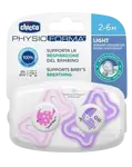 CHICCO Cumlík Physio Light silikónový vtáčik/tukan 2-6m+ 2 ks