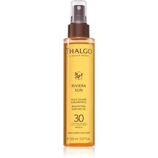 Thalgo Riviera Sun Beautyfying Suncare Oil SPF30 vyživujúci suchý olej pre podporu opálenia SPF 30 150 ml