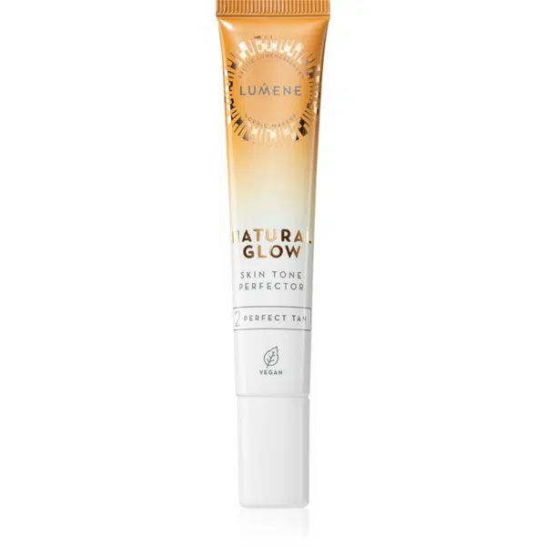 Lumene Natural Glow Skin Tone Perfector tekutý rozjasňovač odtieň 2 Perfect Tan 20 ml