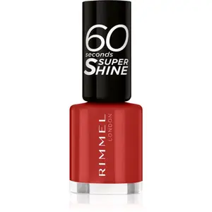 Rimmel 60 Seconds Super Shine lak na nechty odtieň 310 Double Decker Red 8 ml