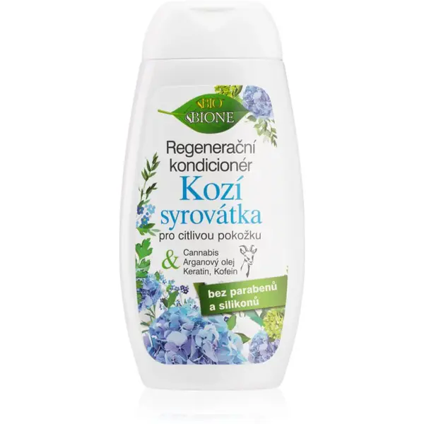 Bione Cosmetics Kozí Syrovátka regeneračný kondicionér pre citlivú pokožku 260 ml