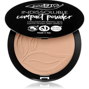 puroBIO Cosmetics Indissouble kompaktný púder s matným efektom odtieň 04 9 g