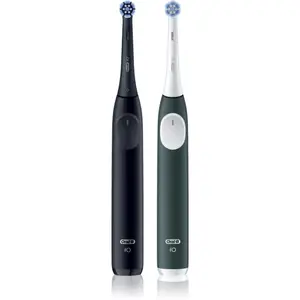 Oral-B iO2 elektrická zubná kefka DUOBALENIE Matt Black & Forest Green 1 ks