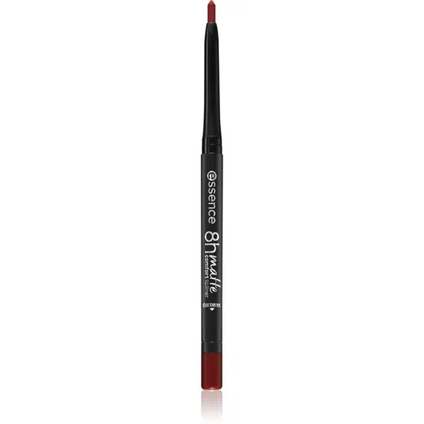 essence 8h Matte Comfort matná ceruzka na pery so strúhatkom odtieň 08 Dark Berry 0,3 g