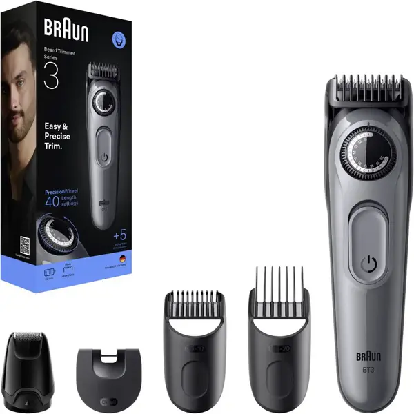 Braun Series 3 BT3560 zastrihávač fúzov s 5 stylingovými nástrojmi 1 ks