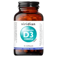 VIRIDIAN Vitamin D3 1000iu 90 kapslí