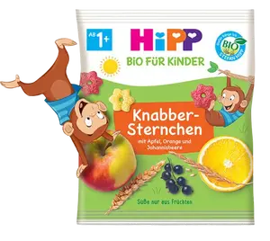 HIPP BIO Dětské ovocné obilné křupky 30 g