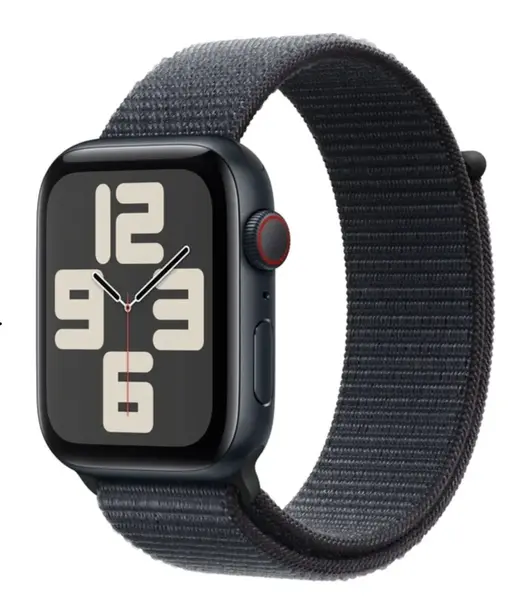 APPLE Watch SE (2024) Cellular 40mm Temně inkoustový hliník s inkoustově provlékacím řemínkem