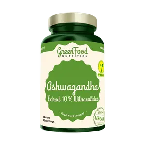 GREENFOOD NUTRITION Ashwagandha extract 10% Withanolides 90 kapslí