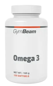 GYMBEAM Omega 3 bez příchuti 120 kapslí