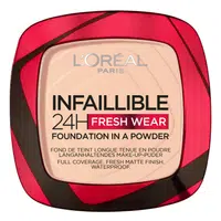 L'ORÉAL PARIS Infaillible Fresh Wear 24H Foundation in a Powder 180 Rose Sand make-up v pudru, 9 g