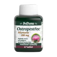 MEDPHARMA Ostropestřec (Silymarin 200 mg), 67 tablet