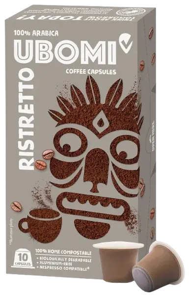 UBOMI Ristretto 100% Arabica RFA kávové kapsle 10 ks
