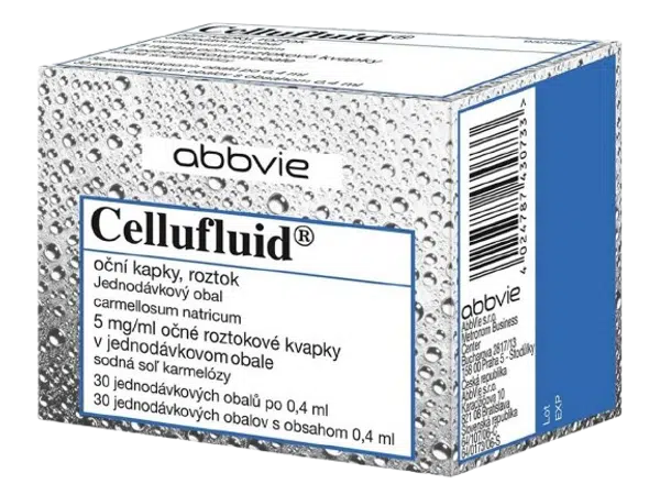 CELLUFLUID Oční kapky 5 mg/ml, 30 x 0.4 ml