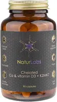 NATURLABS Vápník chelátový + D3 & K2 90 kapslí