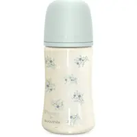 Suavinex Poetry XS Pro Physiological M kojenecká láhev 3 m+ Medium Flow - Blue 270 ml