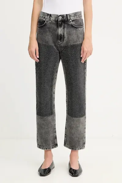 Bavlněné džíny Pinko dámské, high waist, 104635 A2W4