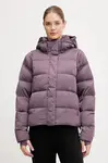 Péřová bunda Columbia Amaze Puff fialová barva, zimní, 2133714