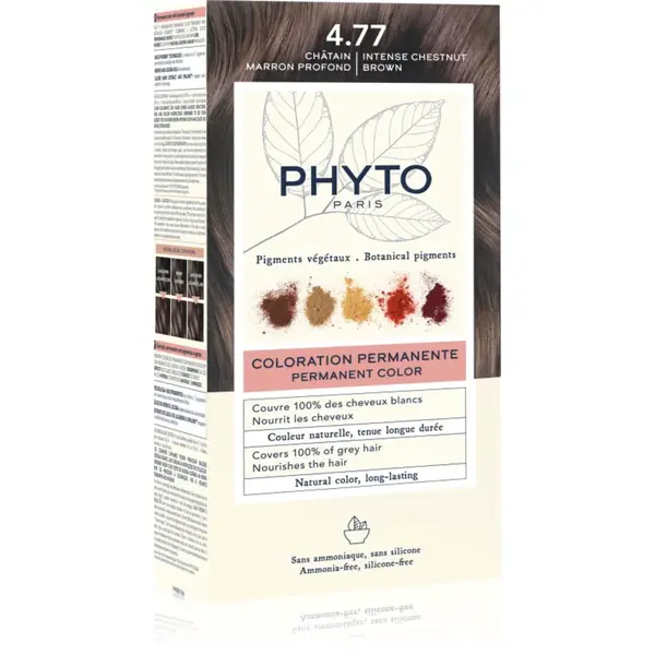 Phyto Color farba na vlasy bez amoniaku odtieň 4.77 Intense Chestnut Brown 1 ks
