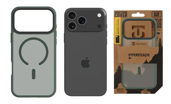Zadní kryt Tactical MagForce Hyperstealth pro Apple iPhone 17 Pro Max, forest green