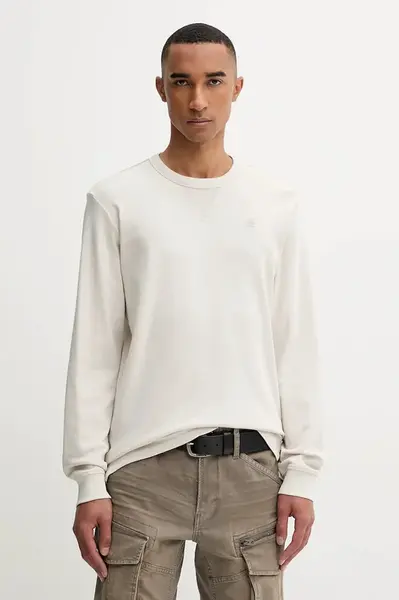 Bavlnené tričko s dlhým rukávom G-Star Nifous