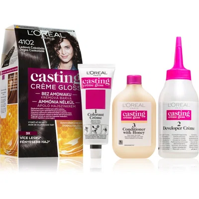 L’Oréal Paris Casting Creme Gloss barva na vlasy odstín 4102 Iced Chocolate 1 ks