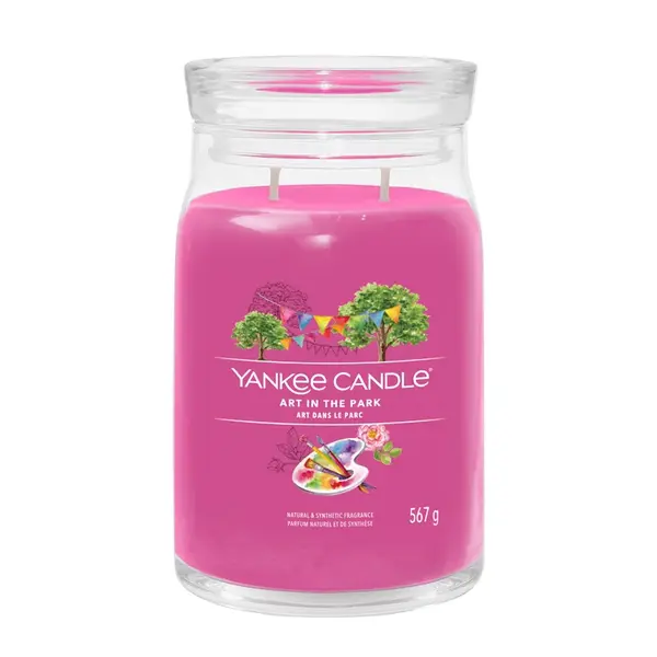 Yankee Candle Aromatická svíčka Signature sklo velké Art In the Park 567 g