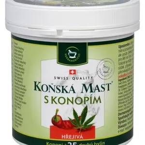 Herbamedicus Koňská mast hřejivá s konopím 250 ml