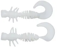 Berkley gumová nástraha powerbait power curly milky white - 4 cm 12 ks